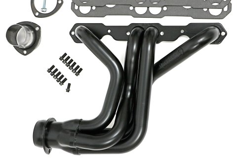 Hedman Street Headers 69230 Headers, Street, Long Tube, Steel, Temporary Paint, Chevy, GMC, Small Block, Pair