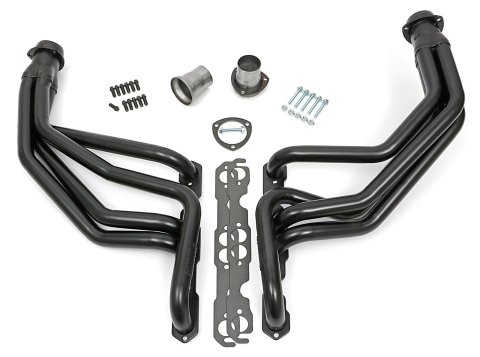 Hedman Street Headers 69092 Headers, Street, Long Tube, Steel, Temporary Paint, Chevy, GMC, Small Block, Pair