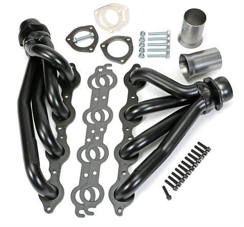 Hedman Specialty and Engine Swap Headers 68540 Headers, Swap, Mid-Length, Steel, Temporary Paint, Chevy, GMC, Small Block LS, Pair