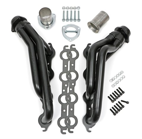 Hedman Hot Rodz Engine Swap Headers 69040 Headers, Swap, Mid-Length, Steel, Temporary Paint, Chevrolet, GMC, Isuzu, Pair