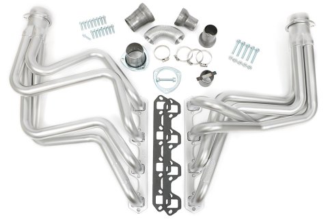 Hedman Elite Extreme-Duty Headers 89278 Headers, Extreme-Duty, Long Tube, Steel, Silver Ceramic Coated, Ford, 351W, Pair