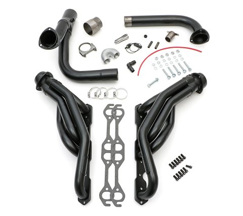 Hedman Street Headers 69470 Headers, Street, Mid-Length, Steel, Temporary Paint, Chevy, GMC, 5.0L, 5.7L, Kit