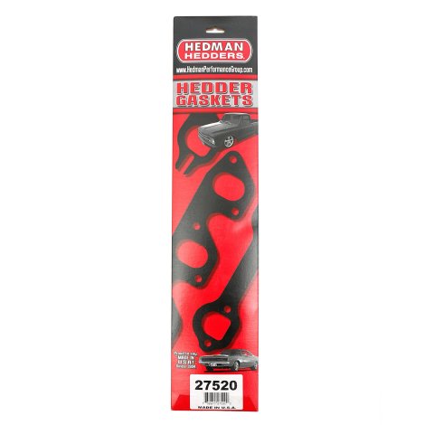 Hedman Header Gaskets 27520 Exhaust Gaskets, Header, High-Temperature, Oval Port, Chevy, Small Block, Pair