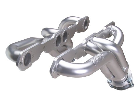 Hedman Street Headers 88386 Headers, Street, Mid-Length, Steel, Silver Ceramic Coated, Ford, Mercury, 4.2L, 5.0L, Pair