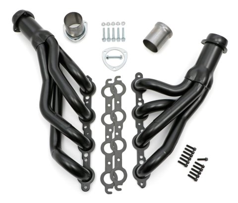 Hedman Specialty and Engine Swap Headers 68023 Headers, Swap, Mid-Length, Steel, Black Ceramic Coated, GM, A/G Body, Pair