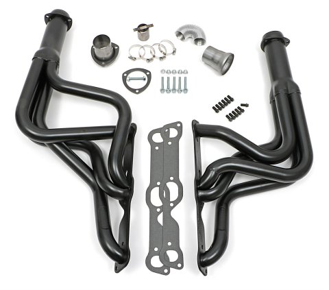 Hedman Street Headers for 1970-1979 FIREBIRD - 28150 Headers, Street, Long Tube, Steel, Temporary Paint, Pontiac, 326-455, Pair