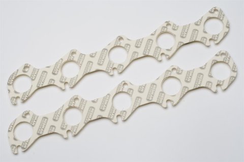 Hedman Header Gaskets 27580 Exhaust Gaskets, Header, Acrylic Bound Paper, Stock Port, Ford, Modular V10, Pair