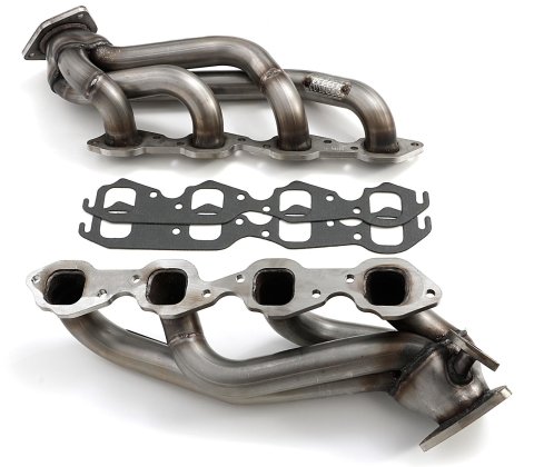 Hedman 304 Stainless Steel Headers 62700 Headers, Shorty, Steel, Natural, Chevy, GMC, 8.1L, Pair