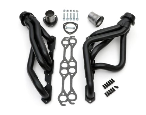 Hedman Street Headers 68620 Headers, Street, Mid-Length, Steel, Temporary Paint, Buick, Chevy, Oldsmobile, Pontiac, Pair