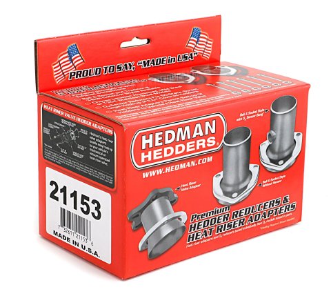 Hedman Header Reducers with 2.5 Inch Outlet 21153 Reducers, 2.500 in. Diameter, Ball and Socket Flange, Steel, Aluminized, Each