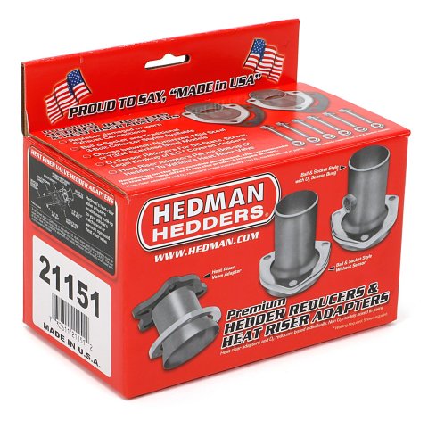 Hedman Header Reducers with 2.5 Inch Outlet 21151 Reducers, 2.500 in. Diameter, Ball and Socket Flange, Steel, Natural, Each