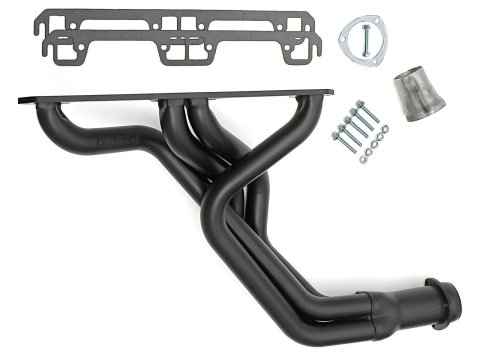 Hedman Elite Extreme-Duty Headers 93198 Headers, Extreme-Duty, Fenderwell Exit, Steel, Black Ceramic Coated, Jeep, 304, Pair