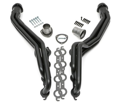 Hedman Hot Rodz Engine Swap Headers 69050 Headers, Swap, Long Tube, Steel, Temporary Paint, Chevrolet, GMC, Isuzu, Pair