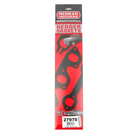 Hedman Header Gaskets 27970 Exhaust Gaskets, Header, High-Temperature, Stock Port, Chrysler, Small Block, Pair