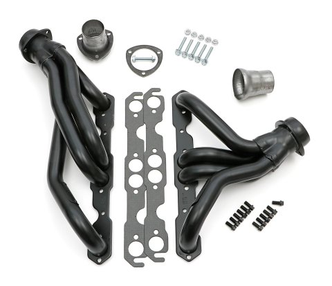 Hedman Street Headers 68640 Headers, Street, Mid-Length, Steel, Temporary Paint, Chevy, Small Block, Pair