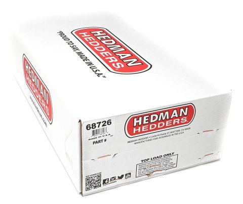 Hedman Hot Rodz Engine Swap Headers 68726 Headers, Swap, Mid-Length, Steel, Silver Ceramic Coated, Chevy, Pontiac, LS, Pair
