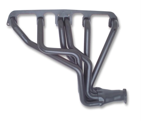 Hedman Street Headers 99610 Header, Street, Long Tube, Steel, Temporary Paint, Jeep, 232, 258, Each