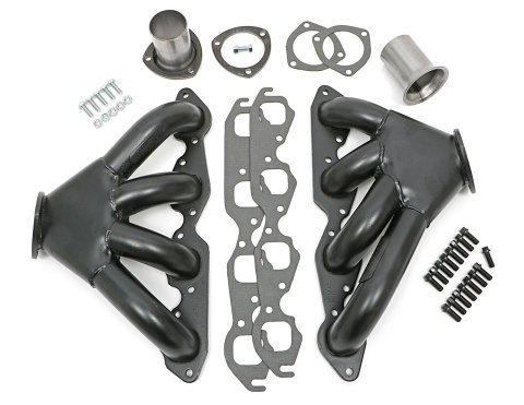 Hedman Tight Tubes Street Rod Headers for 1923-1954 STREET ROD - 68510 Headers, Rod, Block Hugger, Steel, Temporary Paint, Chevy, Big Block, Pair