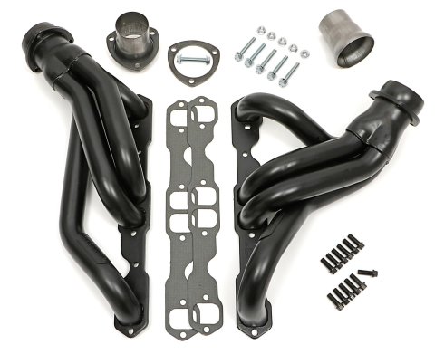 Hedman Street Headers 69020 Headers, Street, Mid-Length, Steel, Temporary Paint, Chevy, Small Block, Pair