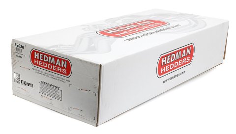 Hedman Specialty and Engine Swap Headers 69036 Headers, Swap, Long Tube, Steel, Silver Ceramic Coated, Chevy, GMC, Small Block, Angle Plug, Pair