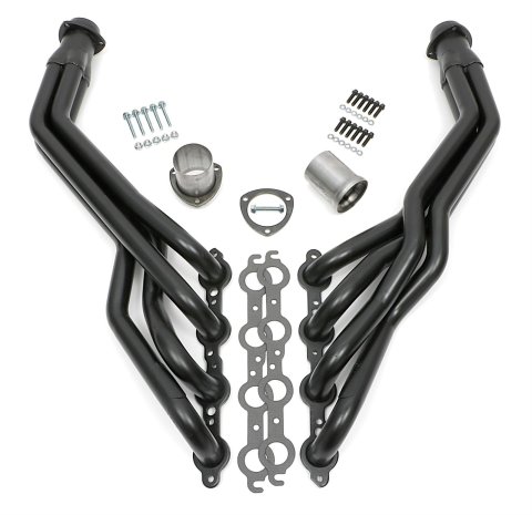 Hedman Street Headers 69720 Headers, Full-Length, Steel, Natural, Cadillac, Chevrolet, GMC, Pair