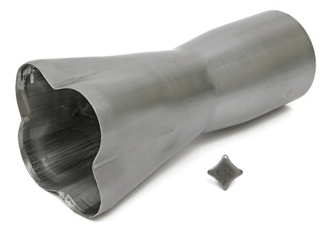 Hedman Weld-On Hedder Collectors 29108 Header Collectors, Weld-On, 2 in. Primary Tube Diameter, 3.50 in. Collector Diameter, Each
