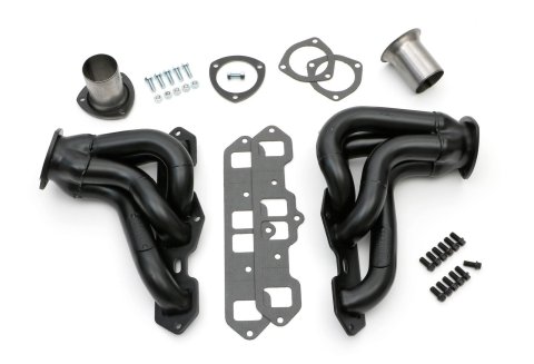 Hedman Street Headers for 1968-1977 CUTLASS, 1973-1977 CUTLASS SUPREME - 58160 Headers, Street, Mid-Length, Steel, Temporary Paint, Oldsmobile, V8, Pair