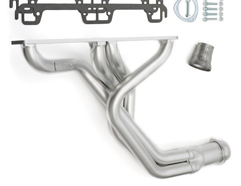 Hedman Elite Extreme-Duty Headers 99198 Headers, Extreme-Duty, Fenderwell Exit, Steel, Silver Ceramic Coated, Jeep, 304, Pair