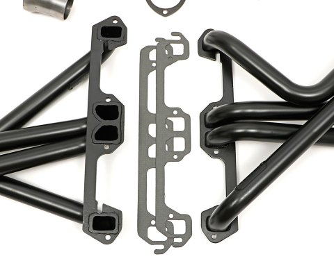 Hedman Street Headers 79013 Headers, Street, Long Tube, Steel, Black Ceramic Coated, Dodge, Pair