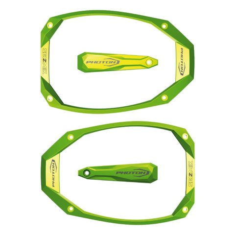 Seizmik Body Moldings 56-19021 PHOTON CAST ALUMINUM TRIM KIT - GREEN, SEIZMIK PHOTON SIDEVIEW MIRRORS