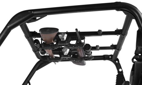 Seizmik Overhead Gun Racks 58-07301 Rack, Overhead, 1.875 in./2.000 in.Round Tube, Black, for use on Honda®, Can-Am, Kubota, Kit