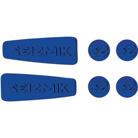 Seizmik Mirror Color Insert Kits 56-18077 Insert, Pursuit Mirror, ABS Plastic, Blue, Kit
