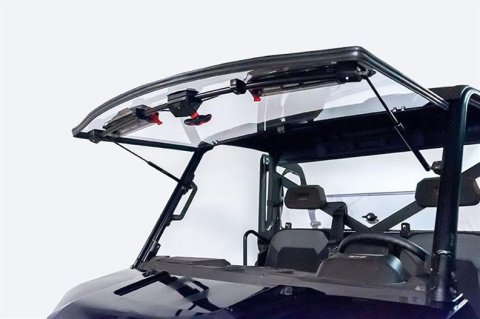 Seizmik Full Size Windshields 50-50220KIT Windshields, Flip-Up Windshield with Vents