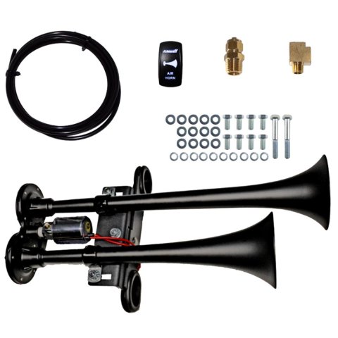Kleinn Automotive Accessories Horns RZR1000-102 Air Horn Compressor Kit, Onboard Air System