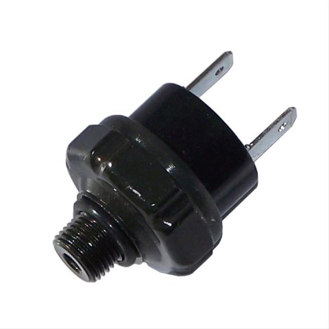 Kleinn Air Pressure Switches 2145 Electrical Switches, Actuation Style, Momentary, Single Throw, Steel, Black, 110/145 psi, 1/4 in. Male NPT Fitting, Each