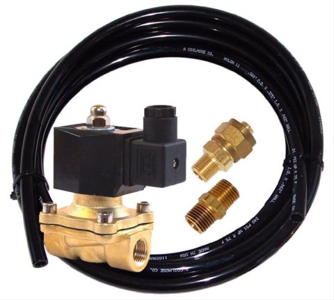 Kleinn Vortex Series 7 Brass Solenoid Valves VX7003 Valves, Universal, 12 V, 7, Air Horns Upgrade, 3/8 in.-NPT Inlet, 16mm Orifice, Replaceable Diaphragm, 250 psi Maximum, Brass, Each