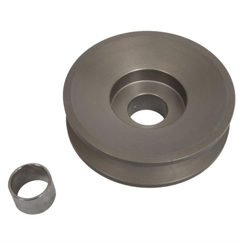 Powermaster V-Belt Alternator Pulleys 181 Pulley, V-Belt, 1-Groove, Aluminum, Hard Anodized, .642 in. Bore, Bolt-On, Universal, Each