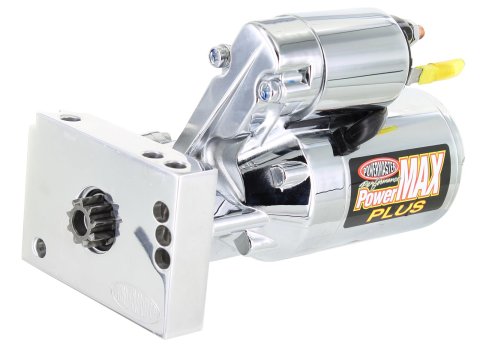 Powermaster PowerMax Starters 19000 Starter, PowerMax, Mini, Inline, Chrome Plated, Chevy, Each
