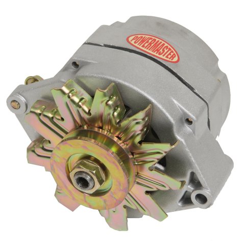 Powermaster Street Alternators 47293 Alternator, Internal Regulator, 150 Amp, Natural, Buick, Oldsmobile, Pontiac, Chevy, GMC, Each