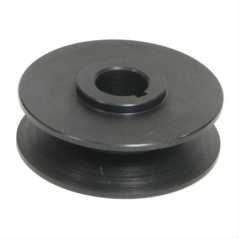 Powermaster V-Belt Alternator Pulleys 1135 Pulley, V-belt Style, 1-groove, Bolt-on, Steel, Black, 0.668 in. Bore Diameter, Each