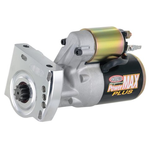 Powermaster PowerMax Plus Starters 9009 Starter, PowerMAX Plus, Mini Hitachi, Standard Rotation, 1.9 HP, 170 ft. lbs. Torque, Black/Natural, Chevy, GMC, LS, Each