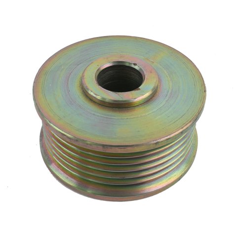 Powermaster Serpentine Alternator Pulleys 204 Pulley, Alternator, Serpentine, 6-Groove x 2.44 in. Diameter, .669 in. Bore, Universal, Each
