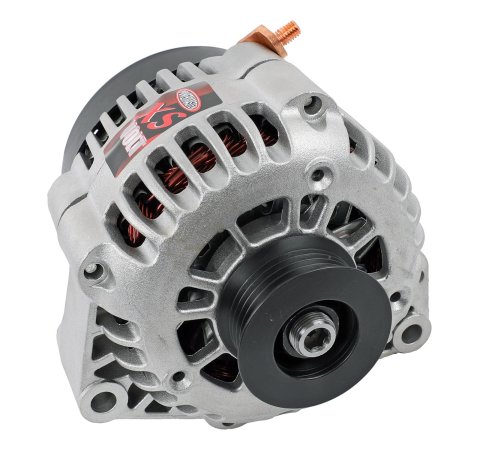 Powermaster XS Volt Alternators 482478 and Generators, Volt, GM AD230 Case Style, 165 amps, Serpentine Pulley, 6-groove, Cadillac, Chevy, GMC, Small Block LS, Each