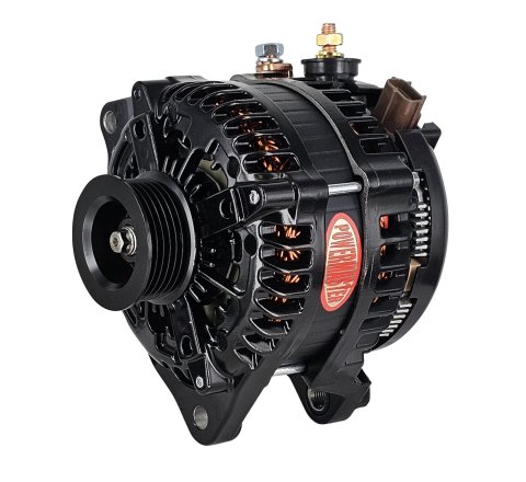 Powermaster HPR Small Frame Series Alternators for 2011-2017 F-150 - 51624 Alternator, Internal Regulator, 245 Amp, 6-Groove, Natural, Serpentine, Ford, 3.5L, 3.7L, Each