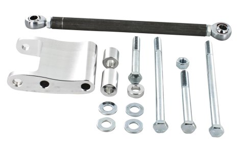 Powermaster Alternator Brackets 802 Bracket Kit for SBC Mounts to Water Pump Bolts