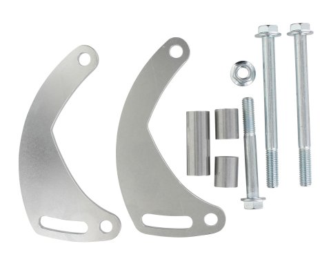 Powermaster Alternator Brackets for 1998-2002 CAMARO, FIREBIRD - 860 Brackets, Billet Aluminum, Natural, Chevy, Pontiac, Kit