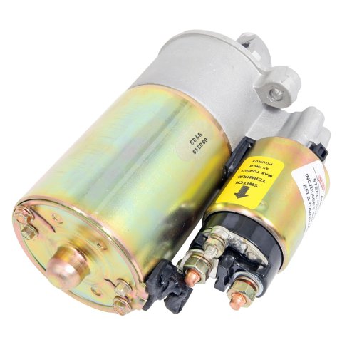 Powermaster PowerMax Starters 9183 Starter, PowerMax, 1.8HP Motor, 160 ft./lb, Torque, 4.25:1 Gear Reduction, 10.0:1 Max Compression, Gold, Ford, Each
