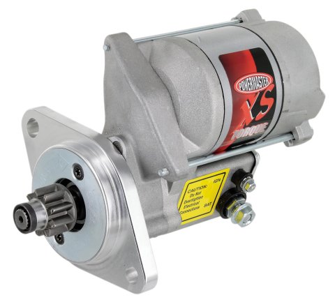 Powermaster XS Torque Starters 9529 Starter, Mini, Torque, Standard Rotation, Natural, Adjustable Mounting Block, Bert/Brinn Late Model, Each