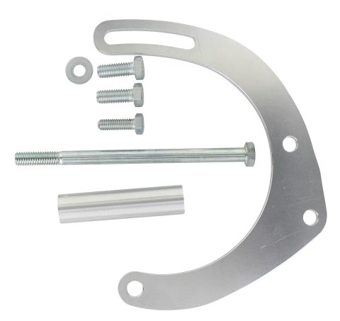 Powermaster Alternator Brackets 886 Bracket, Billet Aluminum, Polished, Buick, Chevy, Oldsmobile, Pontiac, Kit