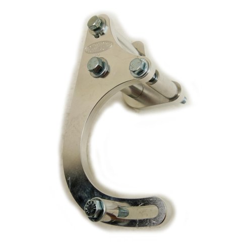 Powermaster Alternator Brackets 895 Bracket, Billet Aluminum, Polished, Upper and Lower Brackets, Chevy Big Block, Kit